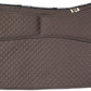 ECP Equine Comfort Products Thermoregulating Western Saddle Pad, Machine Washable Contoured Fit, Water Absorbing, Therapeutic, Shock Absorbing with Adjustable Memory Foam Shims