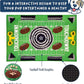 NFL Dallas Cowboys Dog Snuffle Mat – Interactive Pet Slow Feeder, Football Field Design Food Puzzle Toy for Dogs & Cats, Foraging Activity Mat for Smarter Feeding