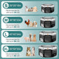 Dog Playpen, Portable Pet Play Pen for Cat, Puppies, Rabbits, Chickens, Foldable Large-Capacity Pet Tent for Indoor/Outdoor Travel Camping (Size XL Without Carry Bag)
