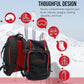 Savvycraft Ski Boot Bag Snowboard Boot Bag, 50L Ski Backpack for Ski and Snowboard Boots, Helmets, Gloves, and Accessories, Lightweight, Durable, Convenient, Red