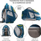Kurgo G-Train - Dog Carrier Backpack for Small Pets - Cat & Dog Backpack for Hiking, Camping or Travel - Waterproof Bottom - Ink Blue