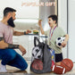 Realspring 6 Pcs Multi Sport Ball Set for Kid Teen Operation Christmas Official Size Football, Basketball, Soccer, Volleyball, Playground Ball, Baseball with Sports Equipment Bag Pump