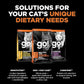 Go! Solutions Skin + Coat Care, Grain-Free Dry Cat Food, Salmon Recipe, 16 lb Bag
