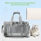 Roaringkitty Travel in Style: Portable Pet Carrier for Small Pets up to 15 Lbs- Airline Approved, Collapsible & Comfortable cat/Puppy Soft Sided Bag (Grey)