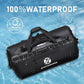 Waterproof Duffel Bag, Large Waterproof Duffel Backpack for Beach Vacation, Marine Dry Bags for Adventures, Heavy Duty Duffle Bag for Kayaking Boating Hiking Camping, 65L/110L/160L Sizes
