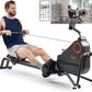 Sunny Health & Fitness Magnetic Rowing Machine for Home Exercise, Quiet & Smooth Rower with Compact Storage and Optional Free SunnyFit App Connectivity