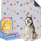 Washable Pee Pads for Dogs, 2 Pack Reusable Puppy Pads, Waterproof Pet Pee Pads for Dog Potty Training, Extra Large Dog Pee Pads for Crate, Playpen, and Whelping, Orange 36"x36"