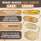 Mighty Paw Yak Cheese Chews for Dogs - All-Natural Long Lasting Pet Treats - Odorless Limited-Ingredient Chews for Puppies & Power-Chewers (Medium, 4 Pack)