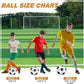 Sotiff 24 Pcs Size 5/4 Soccer Ball Bulk with 24 Pump Deflated Soccer Balls for Kids Teen Football Bulk for Game Training School Team Sports Adults Player Practice Outdoor