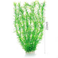 JIHAQUA Aquarium Decor Plastic Plants Extra Large 21 Inches Artificial Fish Tank Plants Tall Fish Tank Decorations (Green 2pcs)