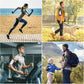 Cikyner Running Armband Phone Holder - 360 Rotatable & Detachable Sports Armband With Earphone/Cash Pocket for 4.5-7'' iPhone - for Gym, Hiking