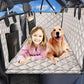 URPOWER Back Seat Extender for Dogs - Hard Bottom Dog Car Seat Cover Holds 400 lbs, Waterproof Dog Hammock Dogs Bed for Cars, SUVs & Small Trucks, Pet Backseat Protector with Mesh Window & Large Space