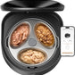 PETLIBRO Automatic Cat Feeder Wet Food with Stainless Steel Bowl, Refrigerated Auto Cat Feeder with Semiconductor Cooling, 3 Fresh Meals for 3 Days, App-Controlled Pet Food Dispenser, Easy to Clean
