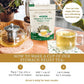 DelighTeas Liver Detox tea | Stomach Relief & Liver Cleansing | Ayurvedic Loose Leaf Milk Thistle, Fennel, Ginger Tea for Digestion | USDA Organic, Vegan, Caffeine Free, Sugar Free | 50 Servings, 5oz