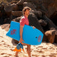 MOREY® Bodyboard Turbo 4 Classic. The Original Body Boards for Beach; Dual Stringer, PE Core, & HDPE for Slick Bottom (2025 Model)