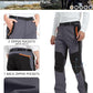 Men's Hiking Snow Ski Pants Softshell Fleece Lined Winter Water Repellent Outdoor Fishing Cargo Pants