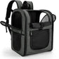 Apollo Walker Pet Carrier Backpack for 4-15lb Cats and Dogs, Puppies, Safety Features and Cushion Back Support | for Travel, Hiking, Outdoor Use (Gray)