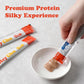 Squeezable Cat Treats, Lickable Puree, Grain-Free, 96 Tubes, Tuna Salmon Chicken, 0.5oz Each Tube