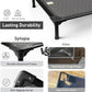 Sytopia 47'' Outdoor Elevated Dog Bed for Extra Large Dogs, Chew-Proof Pet Camping Raised Cot with Breathable Mesh - Durable Frame, Cooling Hammock Bed, Non-Slip Feet, Waterproof, Easy Clean