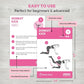 Arena Strength Workout Cards - Instructional Fitness Deck for Booty Band Workouts, Beginner Fitness Guide for Resistance Band Training Exercises at Home. Includes Workout Routines.