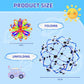 2Pcs Colorful Sphere Expandable Breathing Balls Fidget Toy-Great Anxiety Stress Reliever,Collapsible Expanding Magic Ball Toys for Kids & Adults Mindfulness Meditation Practices , Yoga -ADHD