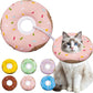 Cat Cone Collar Soft, Adjustable Cat Recovery Collar Kitten Cones to Stop Licking, Cute Donut E Collar After Surgery, Cats Neck Pillow Cone Elizabethan Cones of Shame (Waterproof Pink, Large)