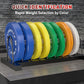 Olympic Rubber Bumper Weight Set - 2 Inch Barbell Plates for Home Gym Strength Training