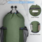 BALEINE 150L Laundry Bag Backpack, 900D Oxford Fabric Large Travel Laundry Bags with Shoulder Straps and 2 Mesh Pockets for College Dorm, Apartment, Laundromat (Green, 150L)