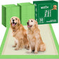 MIZOK Dog Pee Pads 36x36in Dog Pads XXL with Bamboo Odor Eliminating 11 Cups Super Absorbent 6-Layer Leak-Proof Puppy Pads with Adhesive Stickers, Disposable (30 Counts)