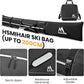 Ski Bag and Boot Bag Combo,Padded Ski Bag Set for Air Travel,Snow Ski Bags for Adults,Water- resistant Ski Boot Bag Fits for Skis Up to 200 CM and Boots Up To Size US13