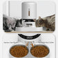 PETLIBRO Automatic Cat Food Dispenser for 2 Pets 5L Auto Dog Feeder Dry Food Dispenser with Splitter & 2 Stainless Bowls, 10s Meal Call and Timer Setting 50 Portions 6 Meals Per Day, Dual Tray Feeder