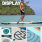 Inflatable Paddle Board 11 '* 34 "* 6" Extra Wide Sup Board, 420lb Capacity Paddle Board for Adults, Suitable for Sea and Lakes, 2+1Family Board