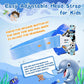 Kids Swim Goggles 180° Snorkel Diving Mask with Nose Cover, Anti-Fog Kids Swimming Goggles with Elastic Fabric Strap for Kids Boys Girls