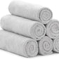 S&T INC. Microfiber Gym Towels, Yoga Towel for Home and Gym Bag, 16 Inch x 27 Inch, 6 Pack
