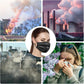 100 PCS Disposable Face Masks, Black Disposable Masks, 3 Ply Protection Face Masks