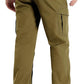 FREE SOLDIER Men's Outdoor Softshell Fleece Lined Cargo Pants Snow Ski Hiking Pants with Belt