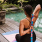 yogadesignlab YOGA DESIGN LAB | The Yoga Strap | Luxurious, Extra Long, Super Soft, Eco Printed | Studio Quality, Adjustable | Safely Stretch Further and Hold Longer | 8 ft Long