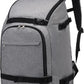 JIANYA Ski Boot Bag, 50L Waterproof Travel Backpack for Snowboard, Ski Helmet, Goggles, Gloves & Accessories, Gray