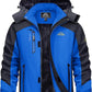TACVASEN Winter Jacket Men's Water-Resistant Fleece Jacket Snow Ski Jacket Military Tactical Jacket Coat Parka Hood Raincoat