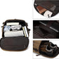 Kalesi Gym Duffle Bag Backpack 4-Way Vintage canvas with Shoes Compartment for travel Sport Hiking laptop (Vintage coffee)