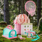 ROBUD Kids Explorer Kit, Bug Catcher Kit with Bag Kit, Pink Outdoor Exploration Set for Camping, Montessroi Toy for Kids Coming Closer to Nature，WRP28