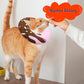 Cat Cone Collar Soft, Adjustable Cat Recovery Collar Kitten Cones to Stop Licking, Cute Donut Neck Donut Pillow After Surgery, Healing Elizabethan Collar for Kittens(Chocolate, Large)