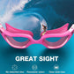 ZIONOR Swim Goggles, G1 MAX Polarized Anti-Fog Swimming Goggles for Men Women
