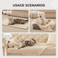 1 Pack 3 Calming Blankets Fluffy Premium Fleece Pet Blanket Soft Sherpa Throw for Dog Puppy Cat Beige Small (23" x16'')