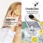ESW Beauty Deep Detox - Pore Control Raw Juice Face Mask (6-Pack) - Clarifying with Activated Charcoal, Lemon Juice & H2O for Acne-Prone Skin - Detoxifies & Minimizes Pores