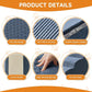 Navy Portable Pet Steps - 4-Step Dog & Cat Ramp for Bed, Couch, Sofa & Chairs - Non-Slip, High Density Foam