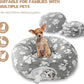 Cat Tunnel for Indoor Cats, Cute Peekaboo Cave with Dangling Balls, Pet Donut Tunnel Bed with Circle Mat for Puppy Kitten Rabbit, Grey
