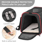 Petsfit Expandable Cat Carrier Dog Carriers,Airline Approved Soft-Sided Portable Pet Travel Washable Carrier for Kittens,Puppies,Removable Soft Plush mat and Pockets,Locking Safety Zippers