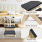 Dog Stairs/Ramp for Bed, Wooden Convertible Pet Steps, Portable Dog Ladder Up to 180 Pound for Elderly/Short-Legged Dogs, 4 Steps for Beds, Couch, Cars
