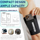 HiRui Running Armband Sleeve Universal Sports Armband Cell Phone Holder Armband for Exercise Workout, Compatible with iPhone 16/15/14/13/Plus/Pro Samsung Galaxy All Phones (XL, Black)